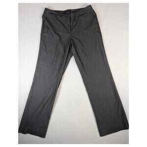Evan Picone Women's‎ Pinstripe Black Dress Plants Stretch Size 12 Career Pockets